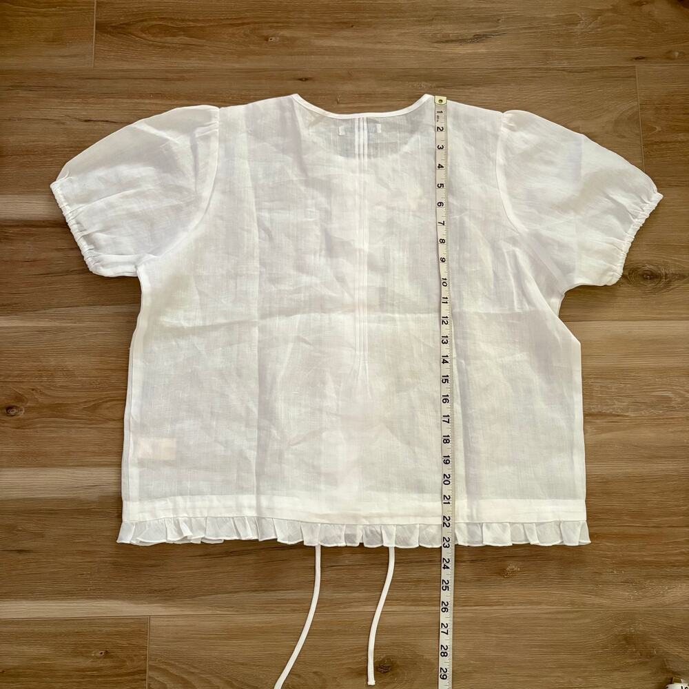 Alex Mill Brittany Top Off White XL - Picture 6 of 7